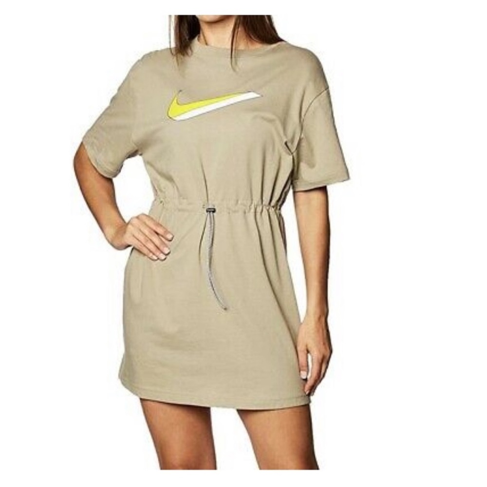 Nike Elbise Icon Sport Dress Loose Fit 100% Organic Cotton